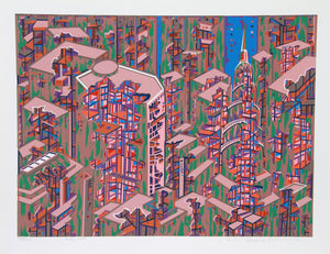 City 366 Screenprint | Risaburo Kimura,{{product.type}}
