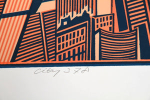 City 378 Screenprint | Risaburo Kimura,{{product.type}}