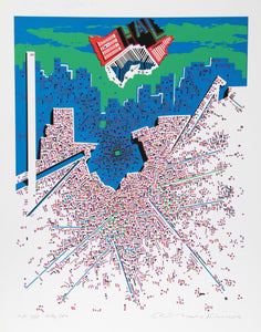 City 380 Screenprint | Risaburo Kimura,{{product.type}}