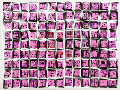 City 52 Screenprint | Risaburo Kimura,{{product.type}}