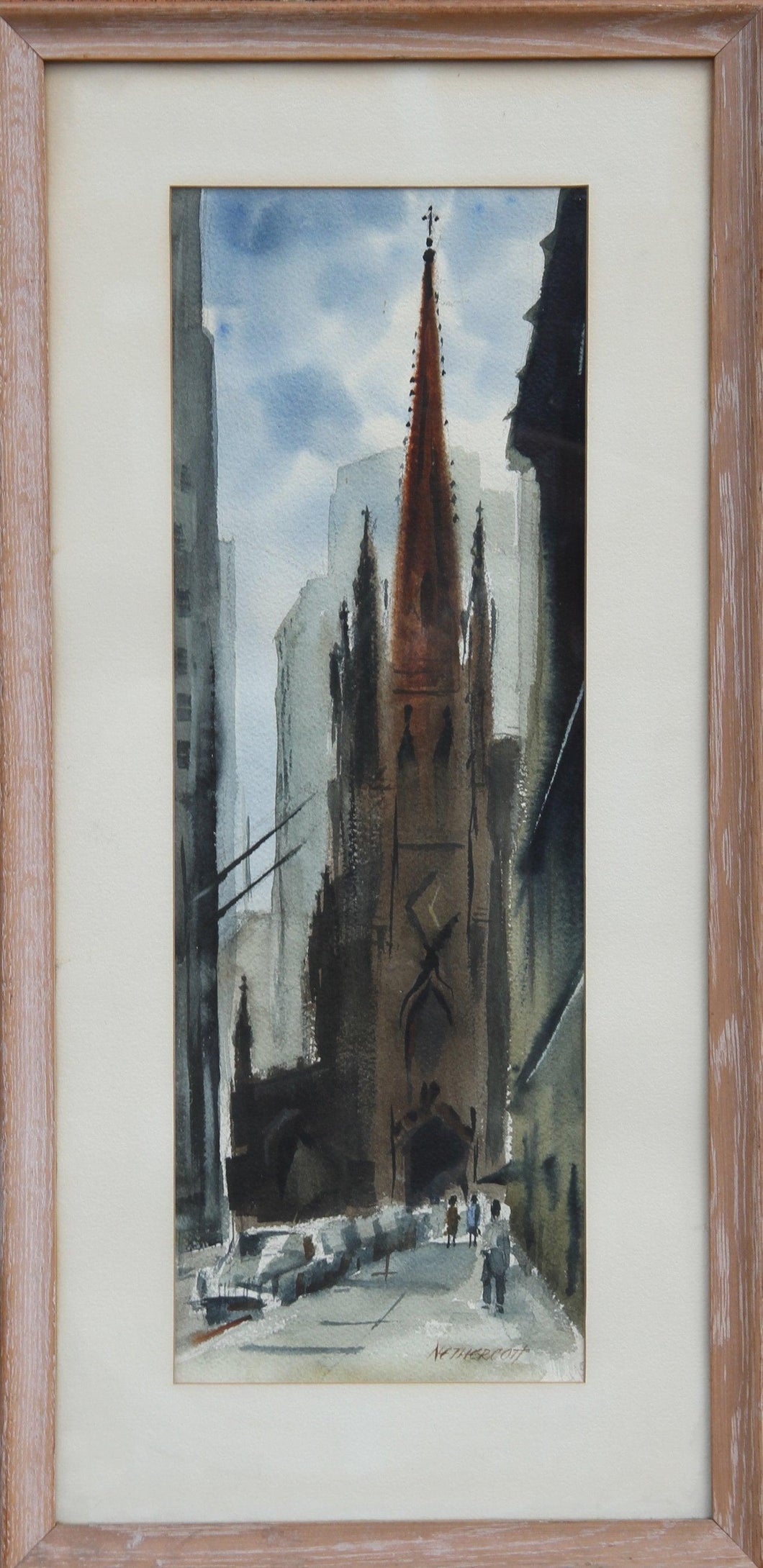 City Church Watercolor | Eve Nethercott,{{product.type}}