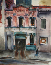 City Garage and Red Barn (59) Watercolor | Eve Nethercott,{{product.type}}
