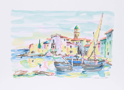 City Harbor II Lithograph | Oliver Zlatku,{{product.type}}