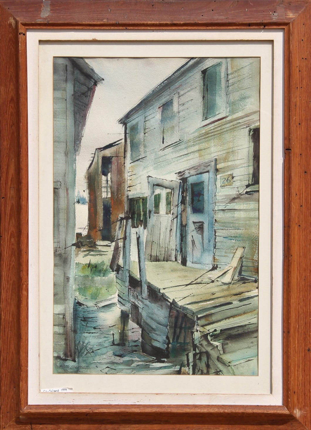 City Island Watercolor | Eve Nethercott,{{product.type}}