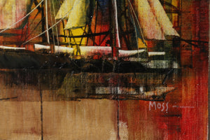 City Sailboats Oil | Drew Moss,{{product.type}}