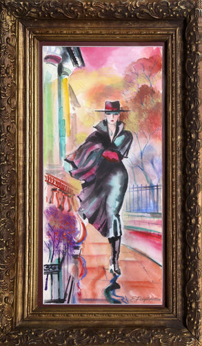 City Stroll Watercolor | Erik Freyman,{{product.type}}