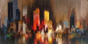 Cityscape 10 Oil | James Sherman,{{product.type}}