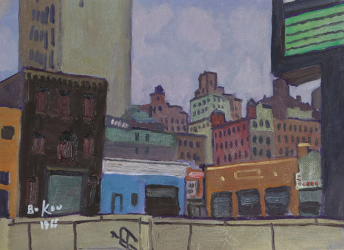 Cityscape Oil | Konstantin Bokov,{{product.type}}