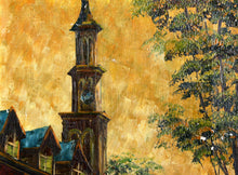Cityscape with Church Oil | Unknown Artist,{{product.type}}