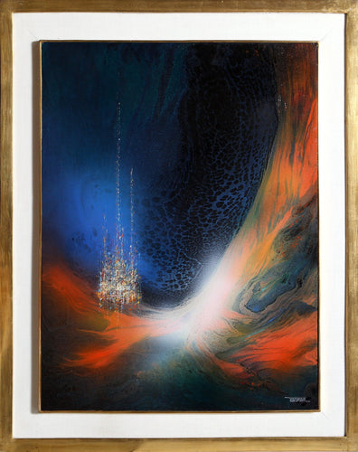 Ciudad Imaginaria Acrylic | Leonardo Nierman,{{product.type}}