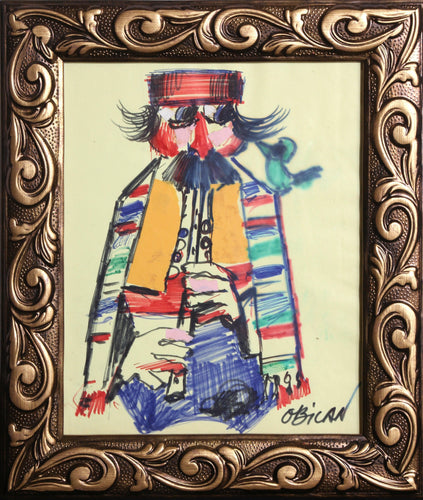 Clarinet Player Ink | Jovan Obican,{{product.type}}