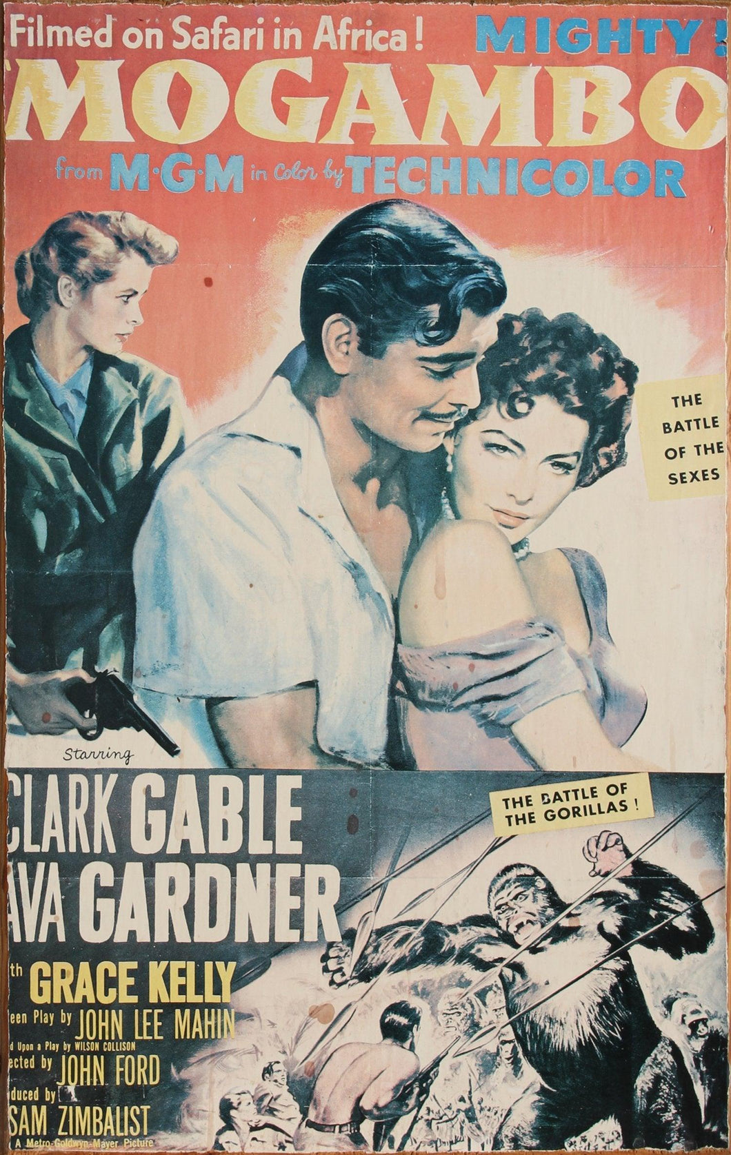 Clark Gable in Mogambo Poster | Unknown Artist - Poster,{{product.type}}