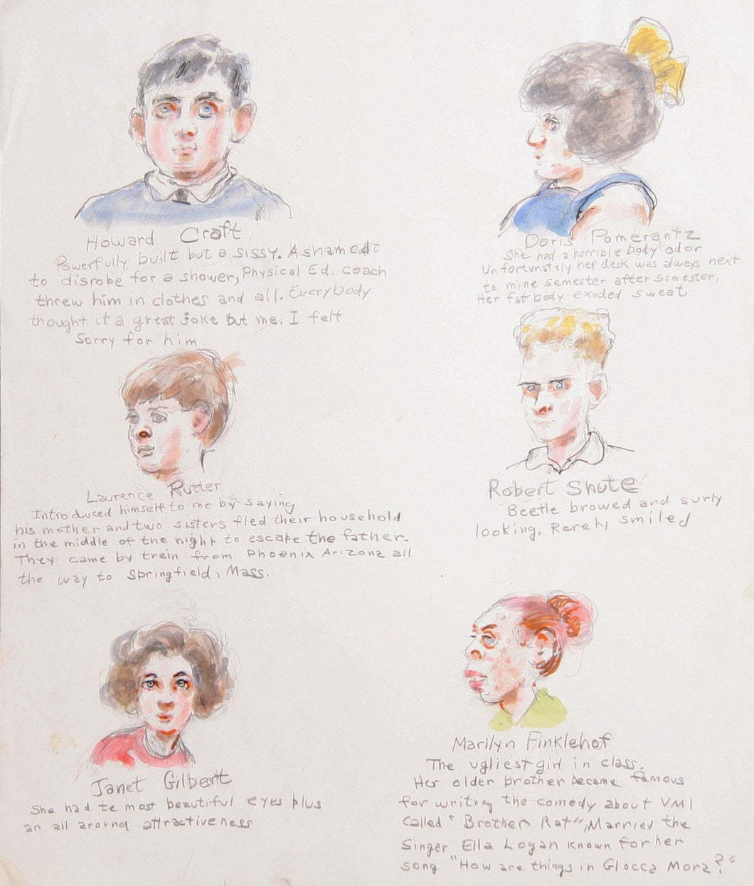 Class Illustrations VIII Watercolor | Marshall Goodman,{{product.type}}