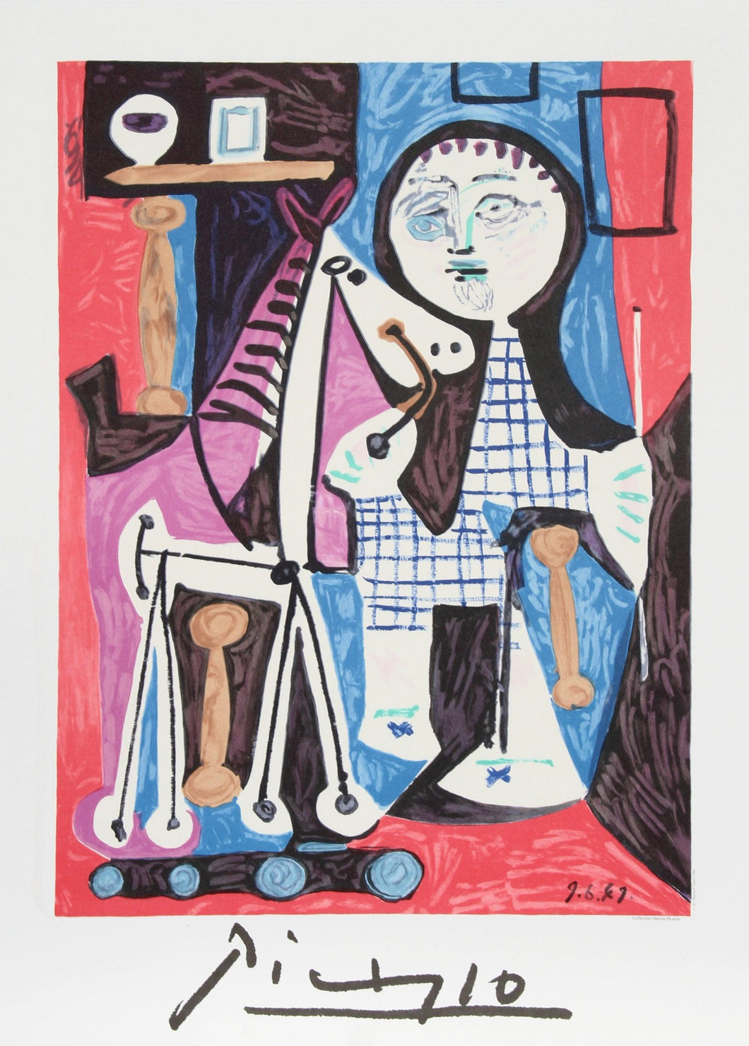 Claude a Deux Ans Lithograph | Pablo Picasso,{{product.type}}