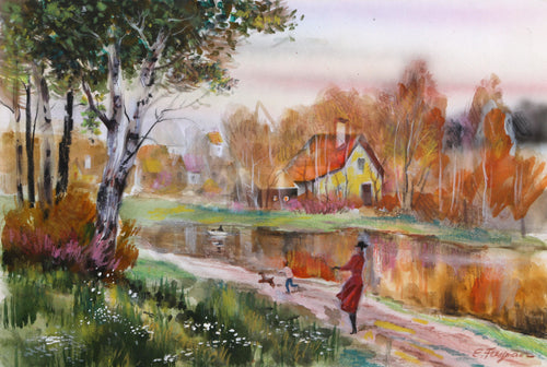 Clear Day Watercolor | Erik Freyman,{{product.type}}