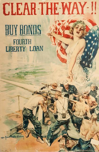 Clear the Way, WWI Poster | Howard Chandler Christy,{{product.type}}