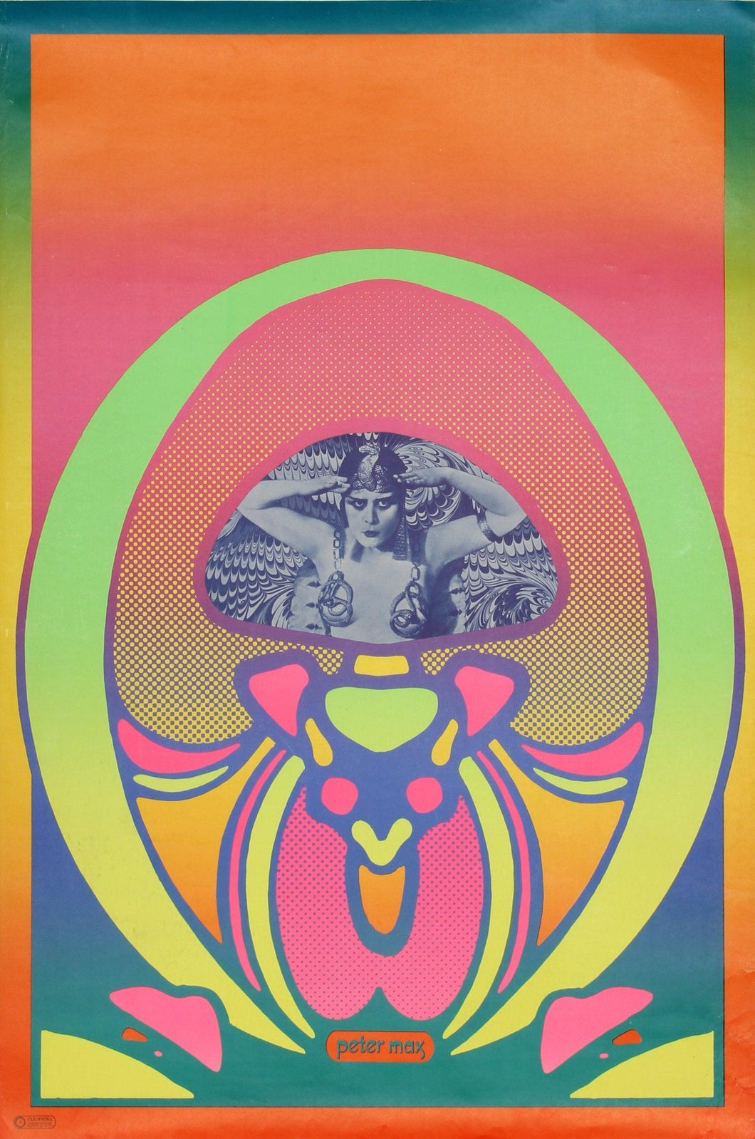 Cleopatra Poster | Peter Max,{{product.type}}