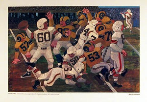 Cleveland Browns/Los Angeles Rams NFL Championship game 1950 Poster | Jerome Snyder,{{product.type}}
