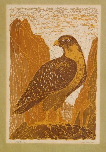 Cliff Dweller Woodcut | Joan Drew Ritchings,{{product.type}}