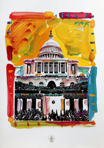 Clinton Inaugural v.5 Poster | Peter Max,{{product.type}}