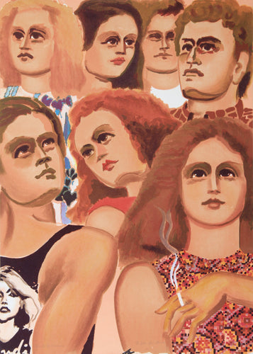 Close Up Lithograph | Lester Johnson,{{product.type}}