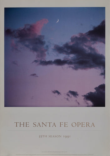 Cloud Formations and Moon Poster | Eliot Porter,{{product.type}}