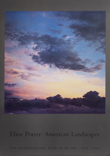 Clouds at Sunset Poster | Eliot Porter,{{product.type}}