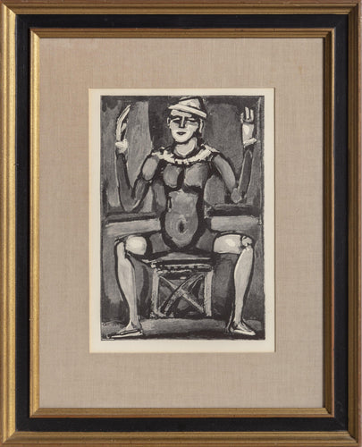 Clown Assis Poster | Georges Rouault,{{product.type}}