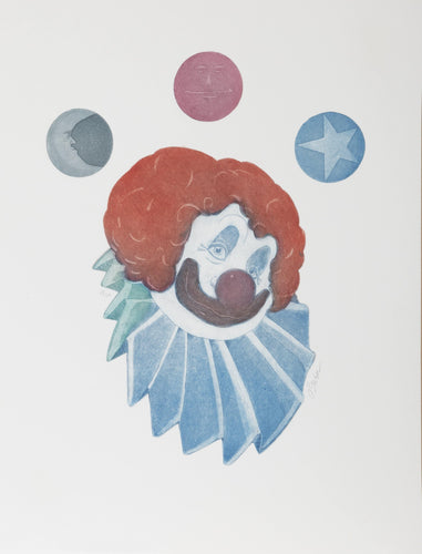 Clown Etching | O'Brian,{{product.type}}
