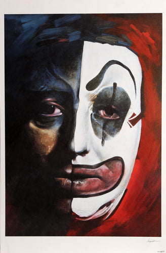 Clown Lithograph | Ari Harpaz,{{product.type}}