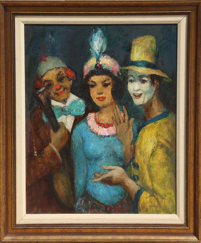 Clowns and Fortune Teller Oil | Szarkal,{{product.type}}