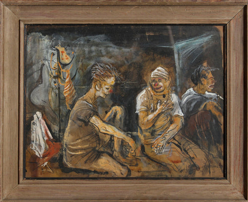 Clowns Watercolor | Marshall Goodman,{{product.type}}