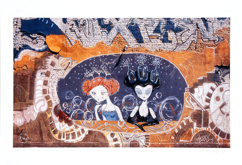 Cocktail and Seltzer Ladies (Mosco) from the Graffiti Series Digital | Jonathan Singer,{{product.type}}