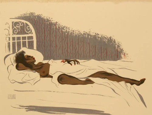 Cocoa Venus Lithograph | Al Hirschfeld,{{product.type}}