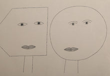 Code of Faces I Etching | Victor Brauner,{{product.type}}