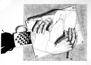 Coffee with M.C. Escher Pencil | Randall Browning,{{product.type}}