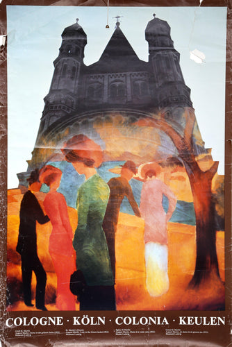 Cologne - Museum Ludwig Poster | Travel Poster,{{product.type}}