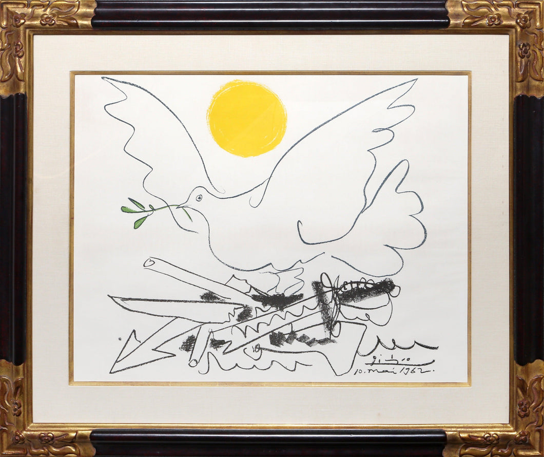 Colombe de l'Avenir ou Les Armes à la féraille lithograph | Pablo Picasso,{{product.type}}