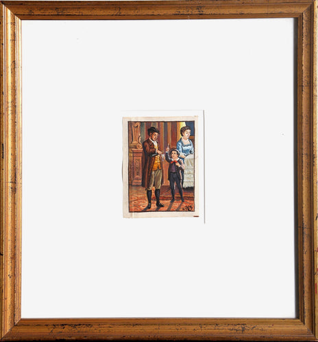Colonial Family Gouache | Unknown Artist,{{product.type}}