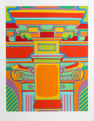 Column Study 1 from Capital Ideas Portfolio Screenprint | Clayton Pond,{{product.type}}