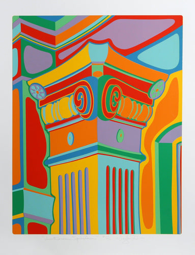 Column Study 4 from Capital Ideas Portfolio Screenprint | Clayton Pond,{{product.type}}