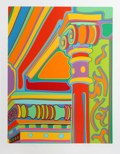 Column Study 5 from Capital Ideas Portfolio Screenprint | Clayton Pond,{{product.type}}