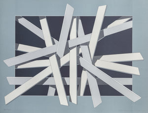 Composition in Blue, Diptych lithograph | Lennart Nyström,{{product.type}}