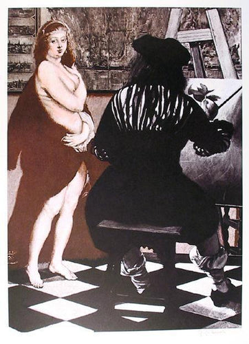 Composition in Red and Black Lithograph | George Deem,{{product.type}}