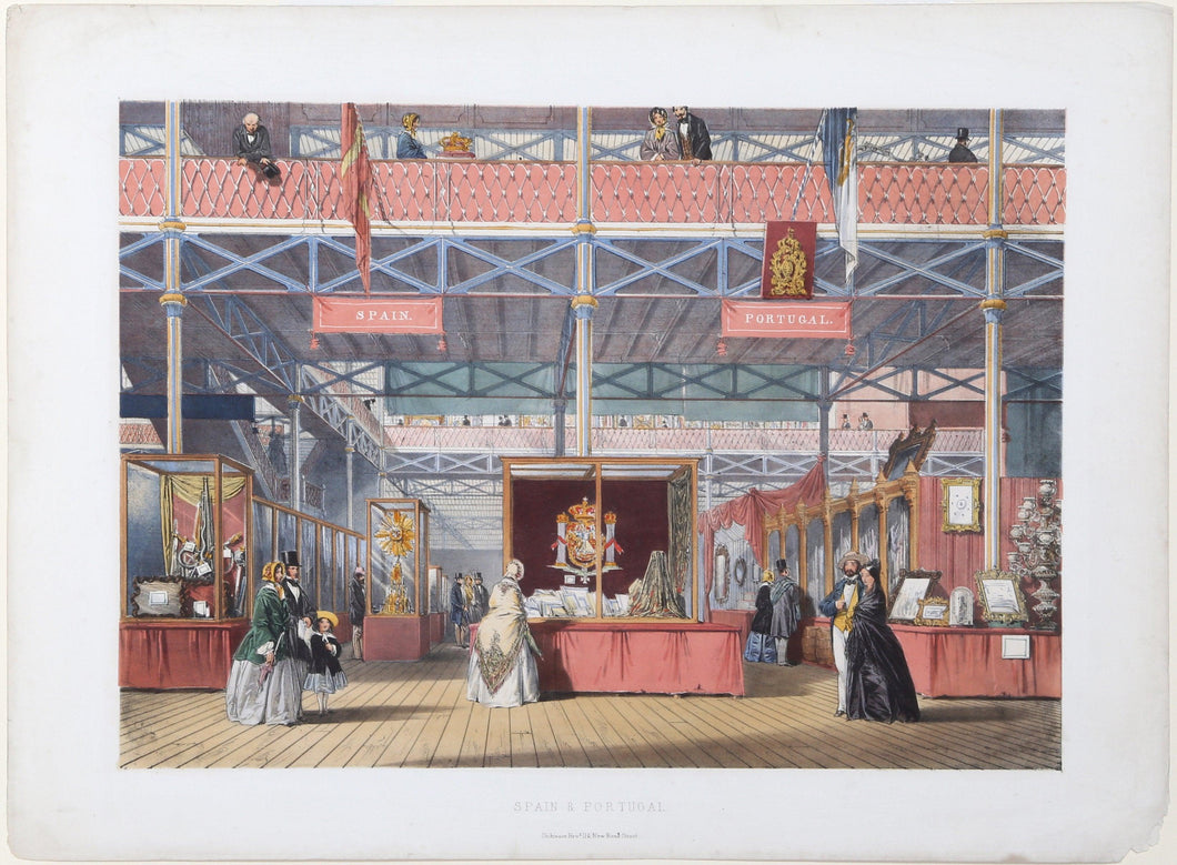 Comprehensive Pictures for the Great Exhibition of 1851, Spain & Portugal Lithograph | Joseph Nash,{{product.type}}