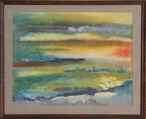 Con Afecto de Costa Rica a New York Watercolor | Cesar Aguilar,{{product.type}}