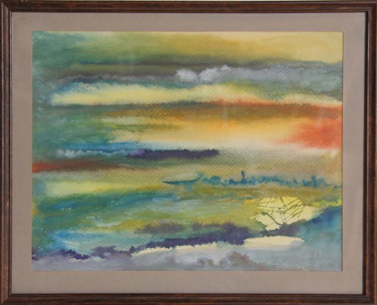 Con Afecto de Costa Rica a New York Watercolor | Cesar Aguilar,{{product.type}}