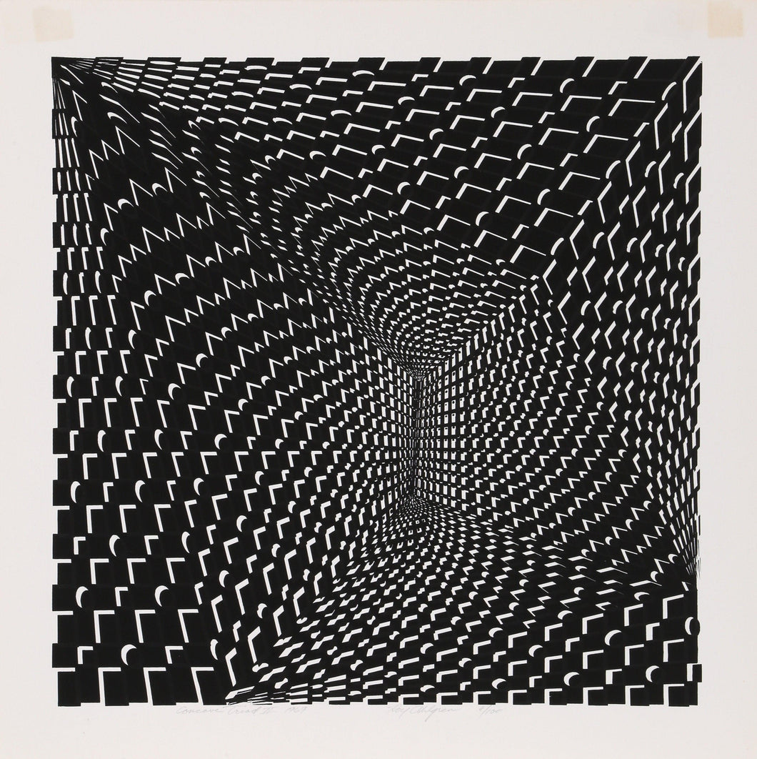 Concave Triad II Screenprint | Roy Ahlgren,{{product.type}}