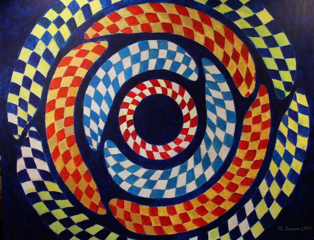 Concentric Circles of Thought Acrylic | Mickey Frome,{{product.type}}