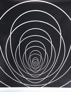 Concentric Space (Silver) Screenprint | Clarence Holbrook Carter,{{product.type}}